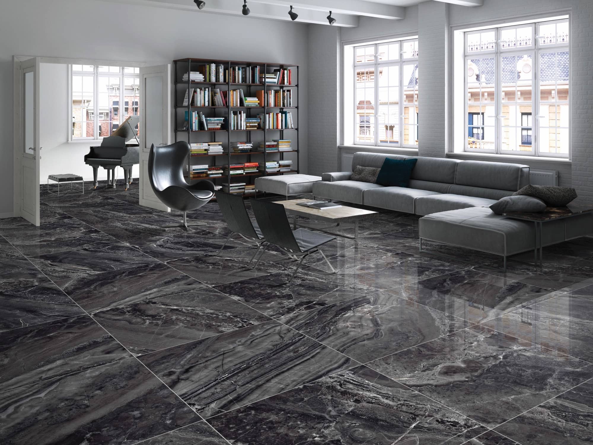 Керамогранит Primavera Titan Black 60x60 см (PR115)