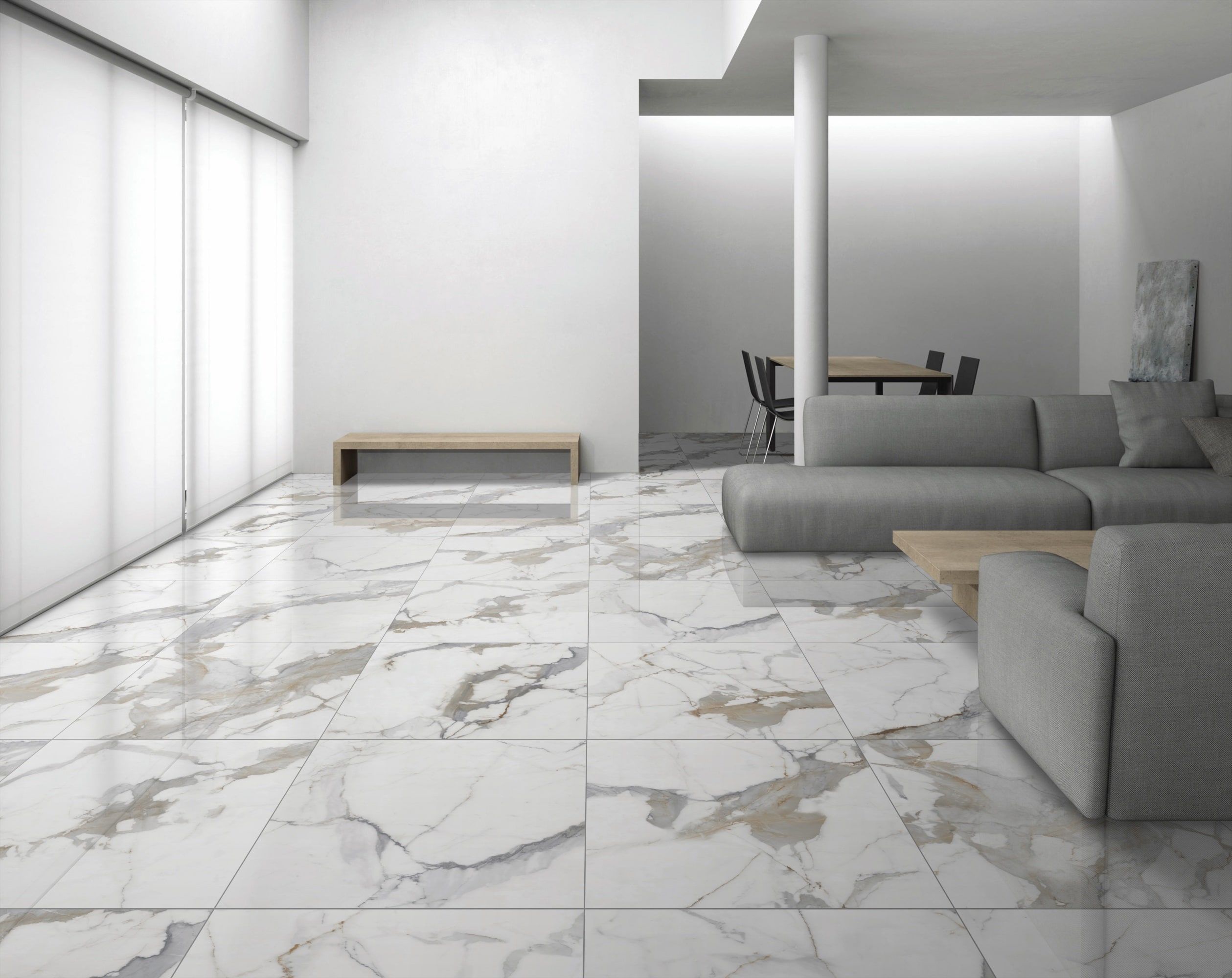 Керамогранит Primavera Maverick White Polished 60x60 см (PR130)
