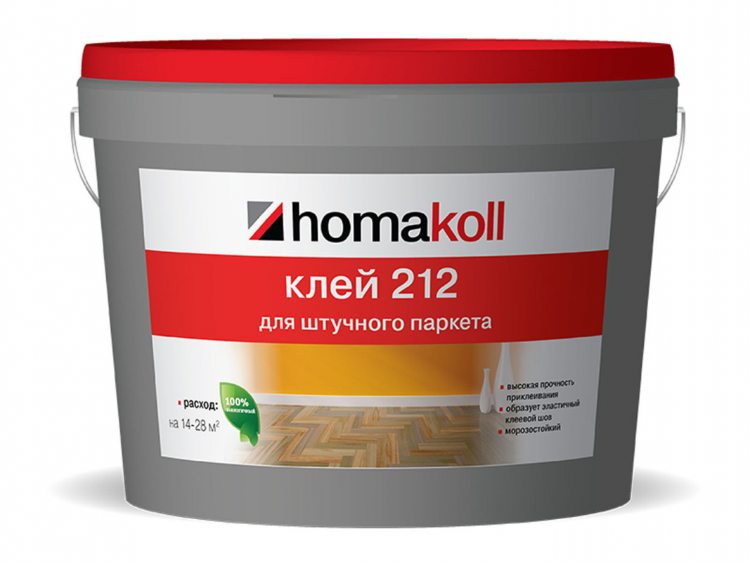 Клей Homakoll 212 паркетный 4 кг
