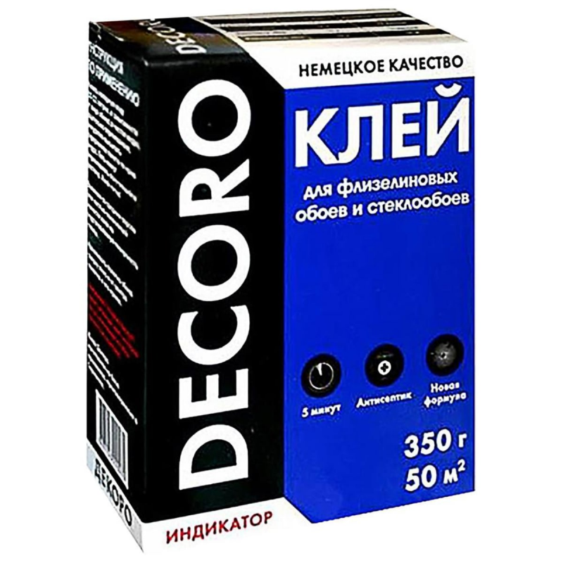 Клей-индикатор Decoro 120-350 для флизелиновых обоев 350 г