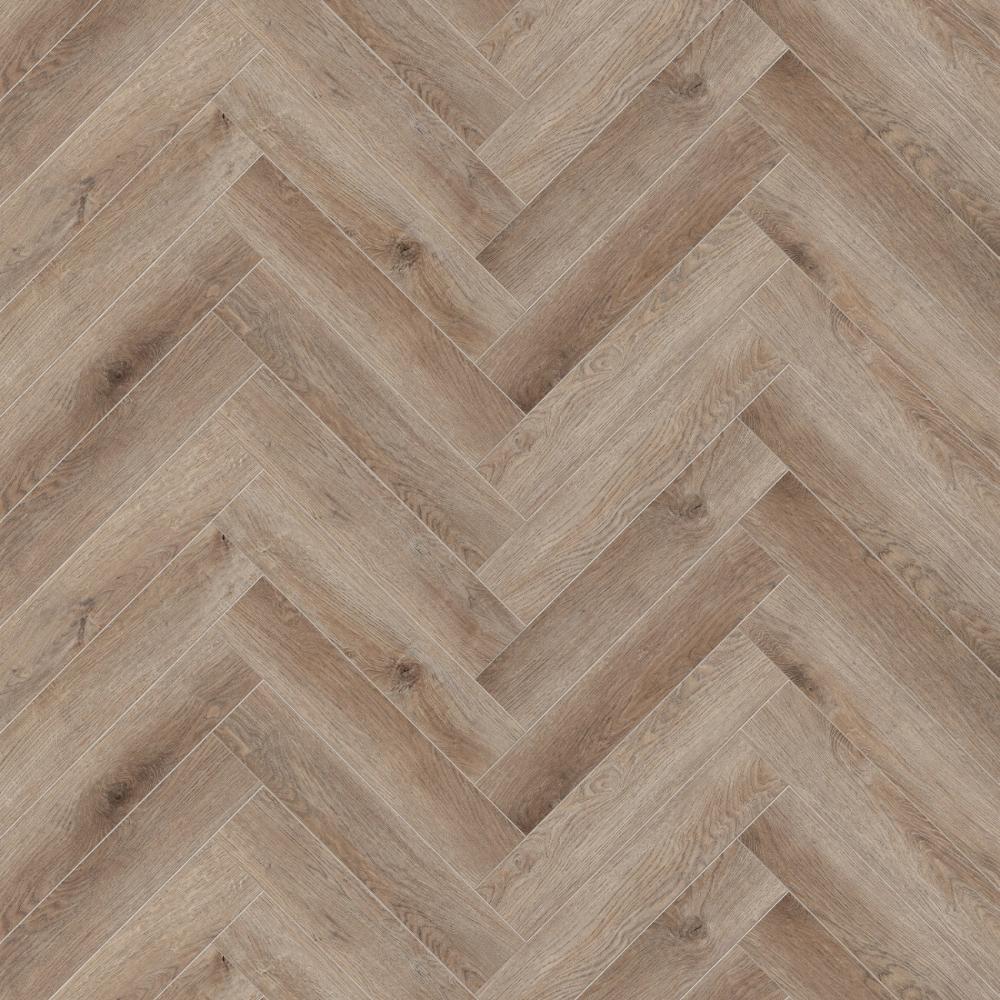Кварц-винил CronaFloor Herringbone Дуб Монпелье H004