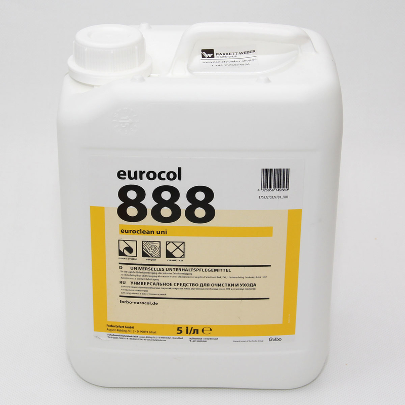 Средство для очистки и ухода Forbo 888 Euroclean Uni 5 л