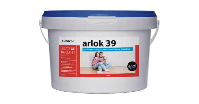 Клей Arlok 39 для фиксации гибких покрытий 10 кг
