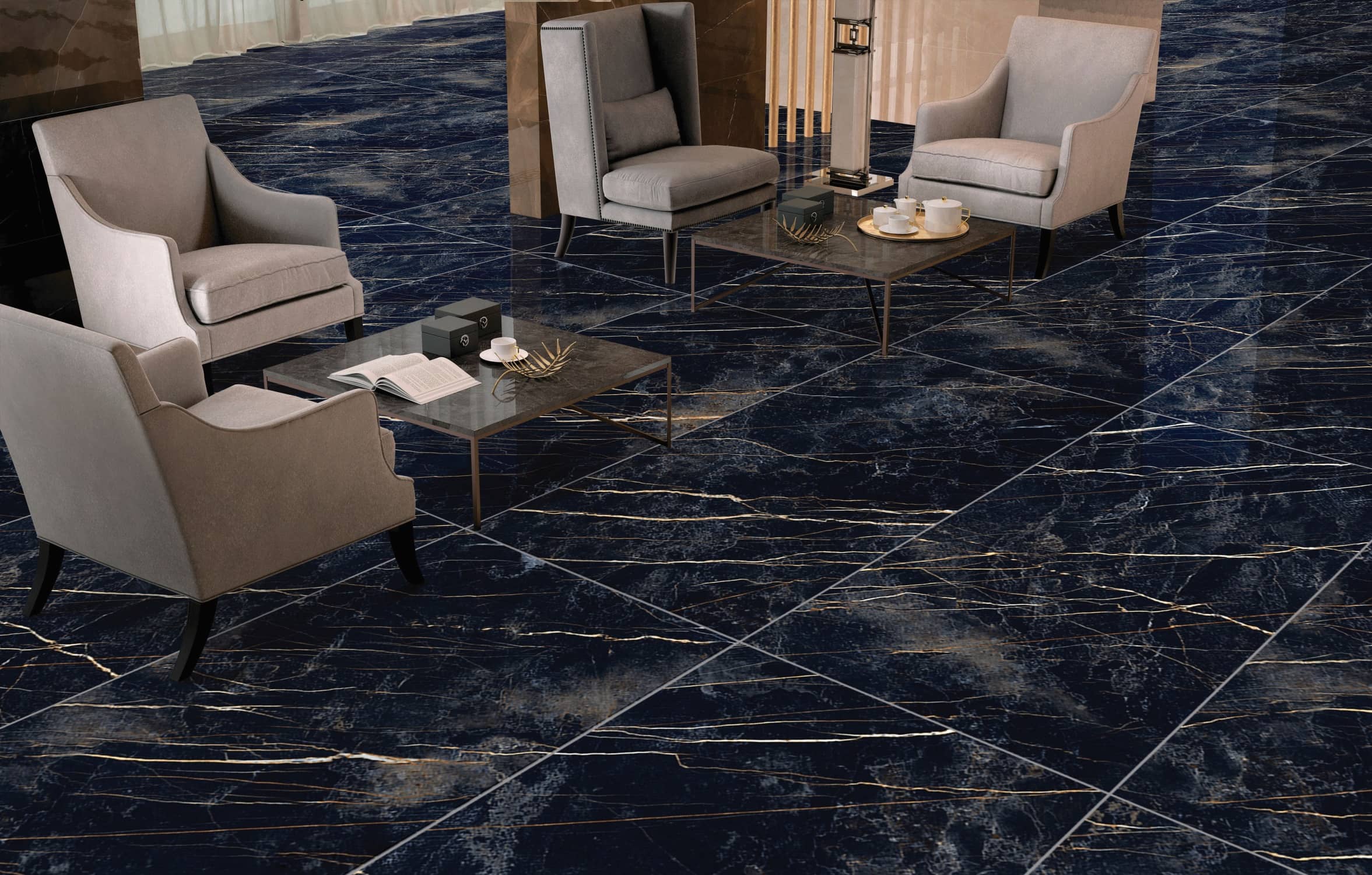 Керамогранит Primavera Namibia Black 60x120 см (PR211)