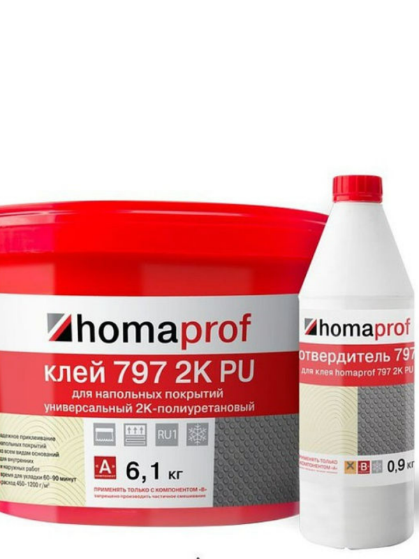 Клей Homaprof 797 2K PU 7 кг