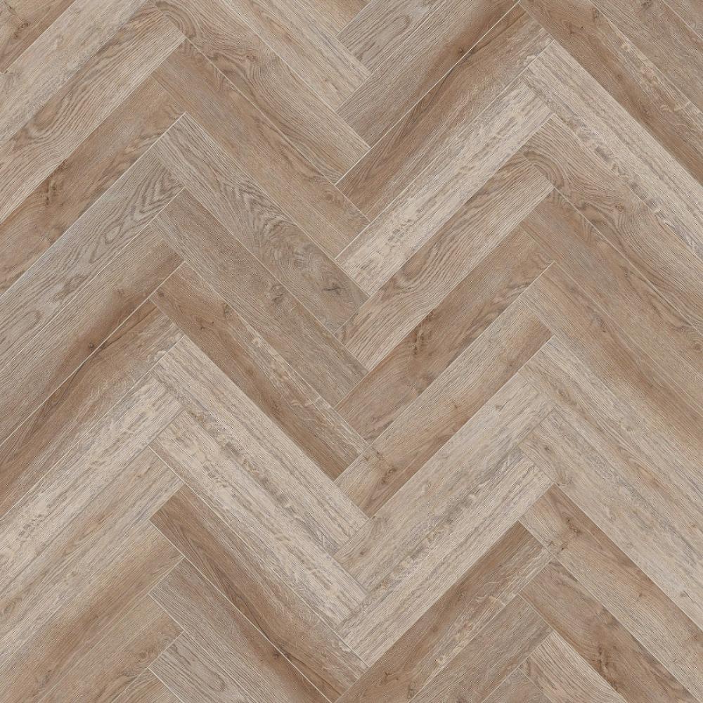 Кварц-винил CronaFloor Herringbone Дуб Лилль H007